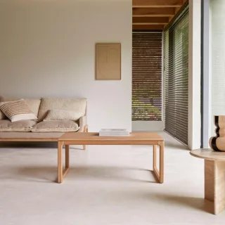 Couchtisch Arto aus massivem Eiche 100 x 56 cm