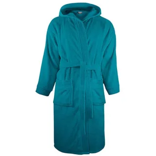 The One Towelling - Morgenmantel für Herren/Damen Unisex, mit Kapuze (Türkis)