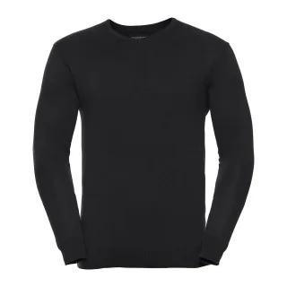 Russell Collection - Sweatshirt V-Ausschnitt für Herren (Schwarz)