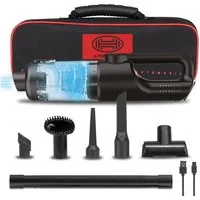 HEYNER Handstaubsauger Akku Staubsauger 120W 16.000 Pa Auto Gebläse Hepa-Filter bürstenlos, 120 W, Beutellos mit Filter