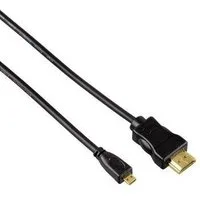 Hama Micro HDMI Kabel 2m 4k Ethernet Anschlusskabel f. Tablet Digicam etc. HDMI-Kabel, HDMI Typ D (Micro), (200 cm)