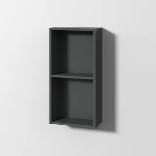 Sanipa Cubes Regalmodul, Anthrazit-Matt, CU11122 CU11122