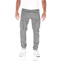 Jack & Jones Cargojeans Jack & Jones Paul Flake Tapered Slim Cargo Herren Jeans Hose