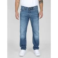 Diesel Straight-Jeans Leicht & Supersoft ohne Stretch - MARKEE R68DX - Länge:32 Regular Fit, verlängerte Beinpartie