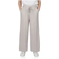 DENIMFY Chinohose Damen Palazzo Hose DFBrenda Loose Fit 7/8 Culotte mit Taschen