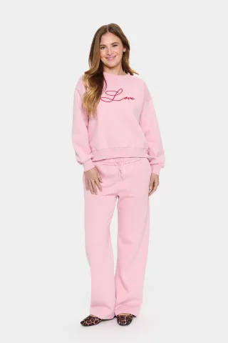Strickpullover Gerade Passform pink
