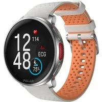 Polar VANTAGE V3 Smartwatch (3,5 cm/1,39 Zoll, Proprietär), Premium-Multisportuhr Silikon-Armband S-L