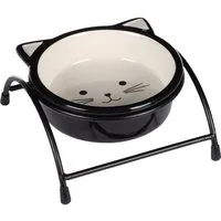 Flamingo Futternapf Futter- und Trinknapf Ansu schwarz/weiß