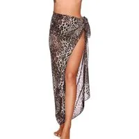 nsihing Strandrock Strand-Sarong für Damen, Transparenter bikini tuch,Wickeltuch Wickelrock oder Bikini Cover-up,sommerlicher Strand- und Urlaubsschutz