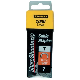 STANLEY Klammern CT100 Kabelklammern CT100 14 mm 1000 St. gebogene Klammern - 1-CT109T