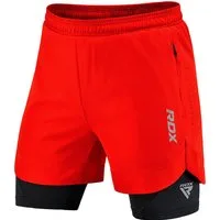 RDX Trainingsshorts T16 2-in-1-Kompressions-MMA-Shorts