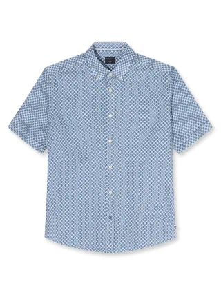 OLYMP - Regular Fit: Freizeithemd blau - Gr. - XL