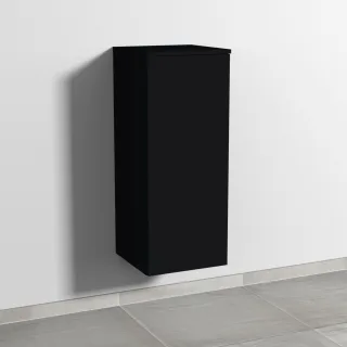 Sanipa 3way Mittelschrank mit 1 Tür, Schwarz-Matt, SF12108 SF12108