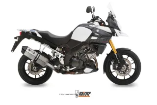 Sport Auspuff MIVV Speed Edge Edelstahl Suzuki DL V-Strom 1000 /XT Bj.2014-2019 Typ:DD EURO-3/EURO-4
