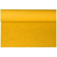 PAPSTAR Tischdecke Papiertischtuch mit Damastprägung 8 m x 1,2 m gelb