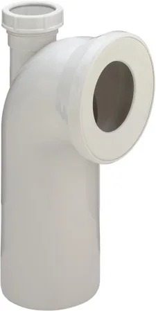 Viega WC Anschlussbogen 90 Grad 3811.1 in 40mm Kunststoff weiss 110291
