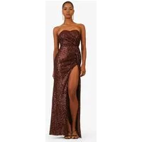 Kraimod Abendkleid mit Schnürung und Beinschlitz