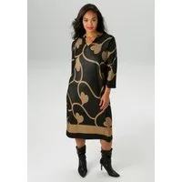 Aniston PLUS Jerseykleid mit interessantem Allover-Print