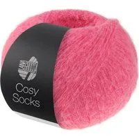 LANA GROSSA Meilenweit 100 g COSY SOCKS Häkelwolle, 420 m (Flauschige Sockenwolle mit Merinowolle, waschmaschinenfest), 100 g