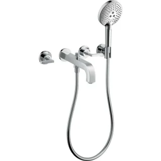 hansgrohe Axor Citterio Fertigmontageset 39448000 Unterputz-3-Loch-Wannenarmatur, mit Hebelgriffen, chrom