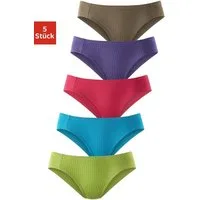 petite fleur by Lascana Bikinislip (5er-Pack) aus weicher Pikee-Qualität