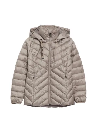 s.Oliver Red Label - Steppjacke mit Kapuze beige - Gr. - 34