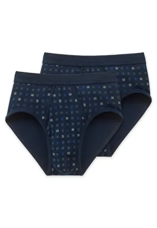 SCHIESSER - 2PACK Sportslip navy - Gr. - 7