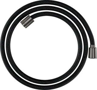 Hansgrohe Textilbrauseschlauch Axor 1600mm mit konischer/zylindrischer Mutter, brushed black chrome, 28259340