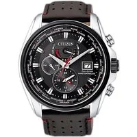 Citizen Funk-Multifunktionsuhr AT9036-08E, Armbanduhr, Herrenuhr, Solar, Saphirglas, Lederarmband