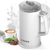 Forrlite Milchaufschäumer elektrischer Milchaufschäumer, 5-in-1 Milchaufschäumer Elektrisch, 1500 W, 350ml Milchschäumer für Heißer und Kalter