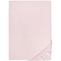 Biberna Spannbettlaken THEA Baumwoll-Jersey mit Elasthan, 160 g/m², Jersey-Elasthan, Gummizug: rundum, (1 Stück), Bettlaken für Matratzen bis 25 cm Höhe, pflegeleicht, bügelfrei
