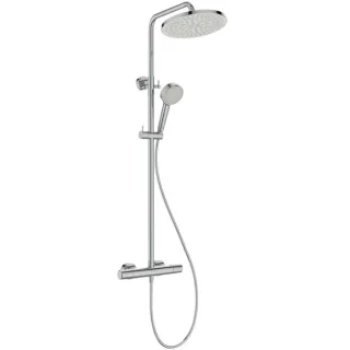 Ideal Standard Ceratherm T25N Duschsystem A8495AA Aufputz, Flex, 2 Strahlarten, Wasser- & Energiesparend, Chrom