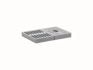 DALLMER Rost zu Ballstau 110, grau, 250 x 180 mm 724922