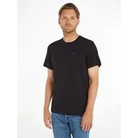 Tommy Jeans T-Shirt TJM ESSENTIAL SOLID mit Rundhalsausschnitt und dezenter Logo-Flag