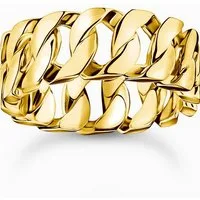 THOMAS SABO Fingerring Thomas Sabo TR2497-413-39-64 Unisex Ring - Kettenglieder breit vergold