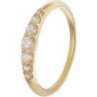 Glizz Goldring DamenGold 333/8K mit Zirkonias