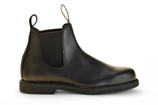 Rossi 607 Booma Chelsea-Stiefel aus schwarzem Leder