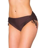Aquarti Bikini-Hose Aquarti Damen Bikinihose mit Raffung und Schnüren