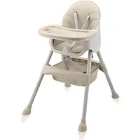 Baby Vivo Hochstuhl Design 2in1 Kinderhochstuhl - Oscar in Beige