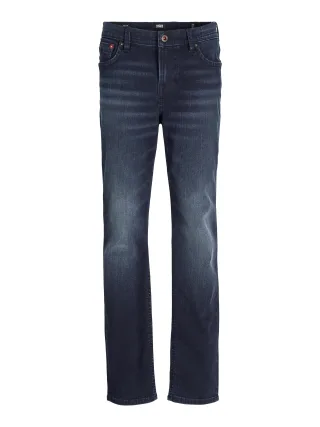 JACK&JONES - JJICLARK JJLEON SQ 018 BF JNR blue denim - Gr. - 152