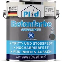 plid Acryl-Flüssigkunststoff Betonfarbe Bodenbeschichtung Bodenfarbe Sockelfarbe Flüssigkunstoff, Schnelltrocknend