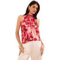 Friends Like These Neckholdertop Friends Like These Neckholderbluse aus Chiffon (1-tlg)