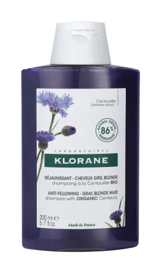 Klorane Anti-Yellowing Shampoo With Centaury.