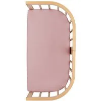 Waldin Spannbettlaken Spannbettlaken für Waldin Beistellbett 7in1, Rosa, Spannbetttuch
