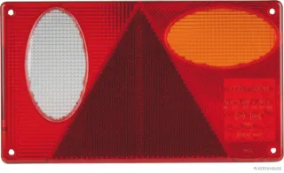 HERTH&BUSS Lichtscheibe, Heckleuchte, rechts,Rückstrahll.,Dreieckrückstrahler - 83832191