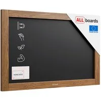 ALLboards Tafel ALLboards Kreidetafel Holzrahmen Schreibtafel Wandtafel