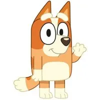 Bluey Dekokissen Kissen Velours Kissen Ideal als Dekokissen