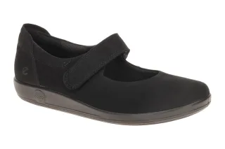 Ecco 20750302001 Soft 2.0 Mary Jane Damenschuhe schwarz - black