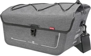 KLICKfix Sport Waterproof Gepäckträgertasche mit UniKlip 2 Adapter grau 12 L