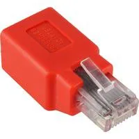 RJ45 Crossover Adapter rot